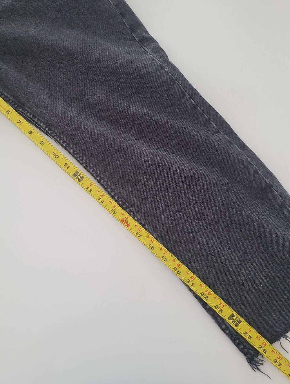 Mango Havana High-Rise Black Wash Straight Jeans Size 10 - Picture 10 of 14